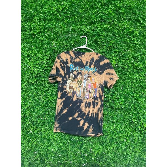 Acid Wash Rick and Morty T-shirt - Adult Mens Medium - Picture 1 of 2